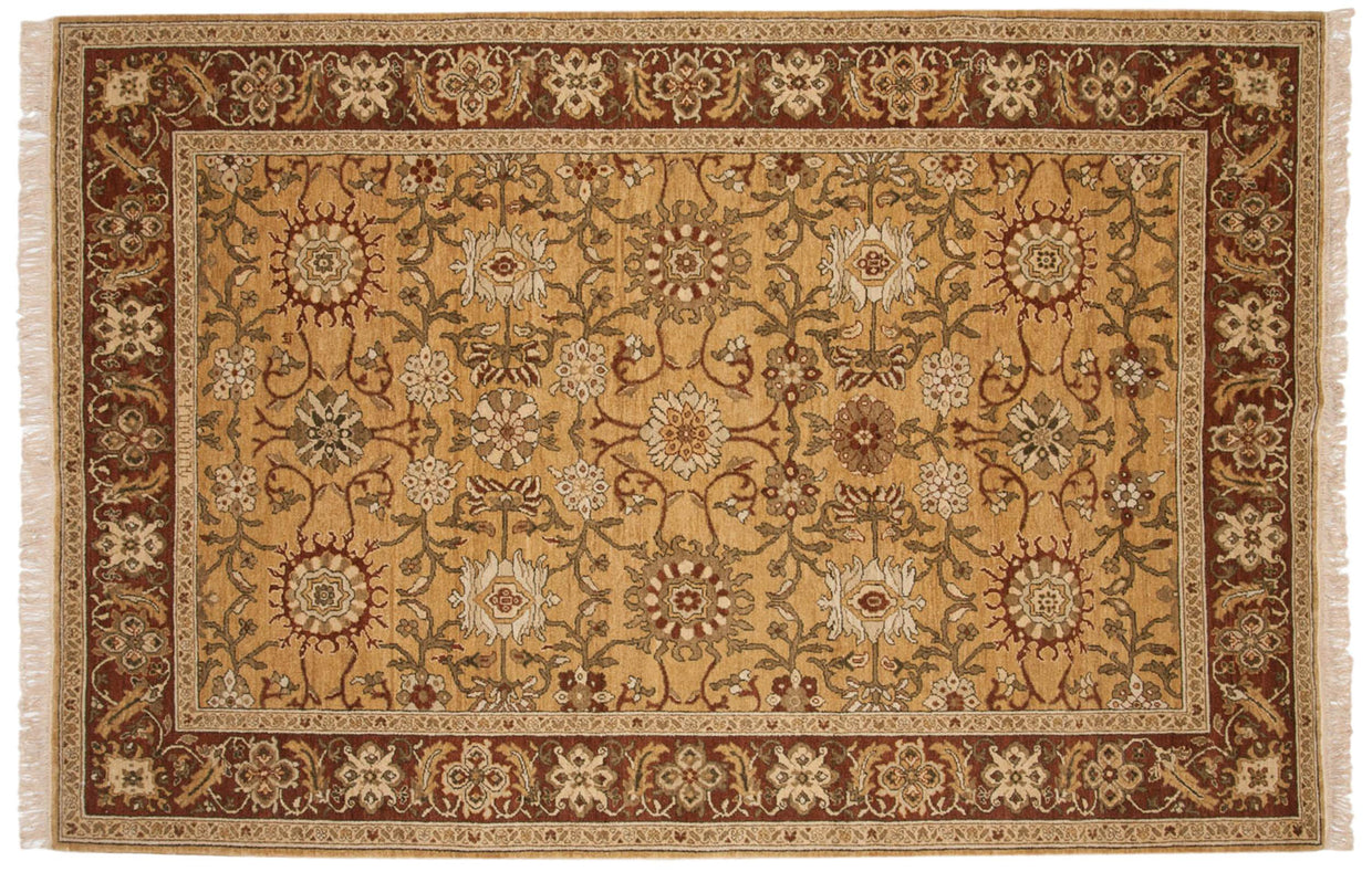 6x9 Vintage Armenian Sultanabad Design Carpet // ONH Item mc001481