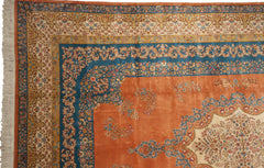12x18.5 Vintage Bulgarian Kerman Design Carpet // ONH Item mc001483 Image 2