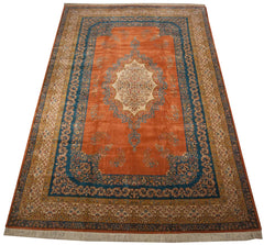 12x18.5 Vintage Bulgarian Kerman Design Carpet // ONH Item mc001483 Image 5