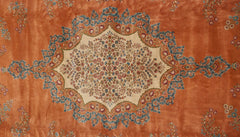 12x18.5 Vintage Bulgarian Kerman Design Carpet // ONH Item mc001483 Image 6