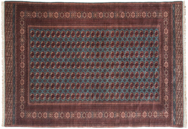 12x17.5 Vintage Fine Bokhara Carpet // ONH Item mc001484