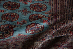 12x14.5 Vintage Fine Bokhara Carpet // ONH Item mc001485 Image 11