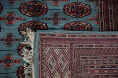 12x14.5 Vintage Fine Bokhara Carpet // ONH Item mc001485 Image 12