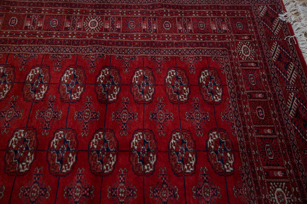 5x5 Vintage Fine Bokhara Square Rug // ONH Item mc001491 Image 5
