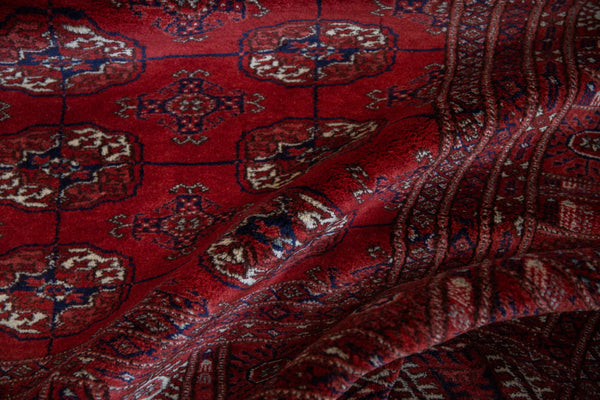 5x5 Vintage Fine Bokhara Square Rug // ONH Item mc001491 Image 6