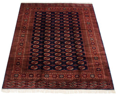 9x11.5 Vintage Fine Bokhara Carpet // ONH Item mc001492 Image 1