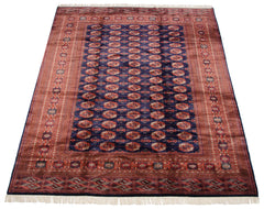 9x11.5 Vintage Fine Bokhara Carpet // ONH Item mc001492 Image 2