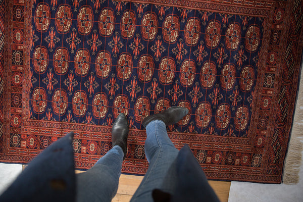 4x6 Vintage Fine Bokhara Rug // ONH Item mc001493 Image 1