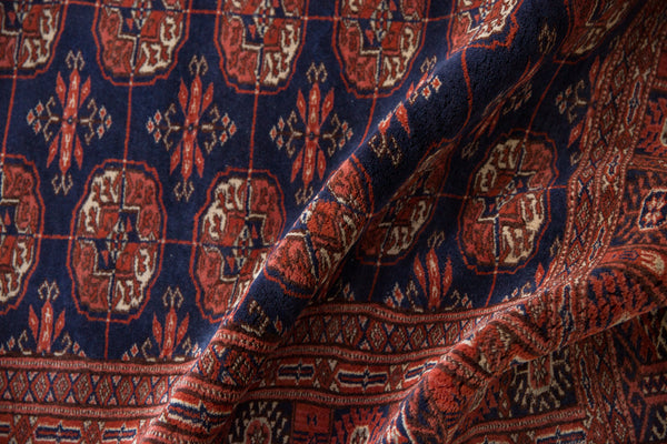 4x6 Vintage Fine Bokhara Rug // ONH Item mc001493 Image 6