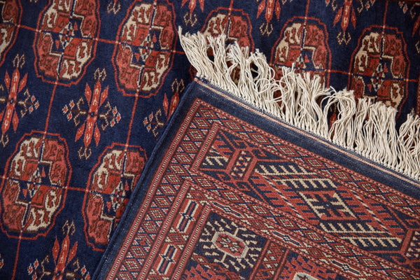 4x6 Vintage Fine Bokhara Rug // ONH Item mc001493 Image 7