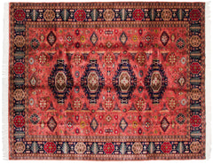 8x10.5 Vintage Fine Pakistani Caucasian Design Carpet // ONH Item mc001494 Image 7