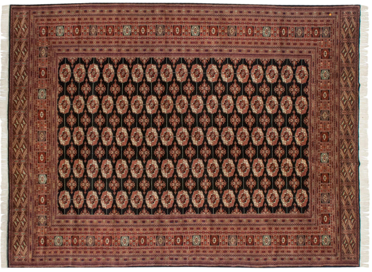 9x12 Vintage Fine Bokhara Carpet // ONH Item mc001499