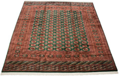 12x12.5 Vintage Fine Bokhara Square Carpet // ONH Item mc001500 Image 2