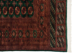 12x12.5 Vintage Fine Bokhara Square Carpet // ONH Item mc001500 Image 4