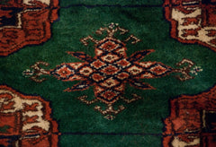 12x12.5 Vintage Fine Bokhara Square Carpet // ONH Item mc001500 Image 12