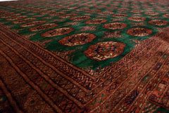 12x12.5 Vintage Fine Bokhara Square Carpet // ONH Item mc001500 Image 18