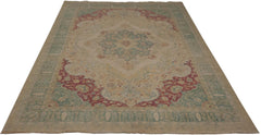 6x9 Vintage Distressed Bulgarian Kerman Design Carpet // ONH Item mc001514 Image 1