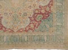 6x9 Vintage Distressed Bulgarian Kerman Design Carpet // ONH Item mc001514 Image 3
