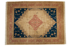 9x12 Vintage Tea Washed Indian Serapi Design Carpet // ONH Item mc001516