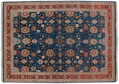 10x13.5 Vintage Indian Sultanabad Design Carpet // ONH Item mc001518 Image 5
