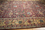Vintage Indian Bijar rug's pale dusty gold meandering vine main border.