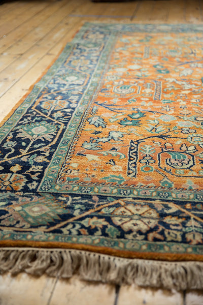 6x9 Vintage Tea Washed Indian Bijar Design Carpet // ONH Item mc001521 Image 4