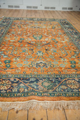 6x9 Vintage Tea Washed Indian Bijar Design Carpet // ONH Item mc001521 Image 6
