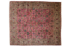12x13.5 Vintage Tabriz Square Carpet // ONH Item mc001525