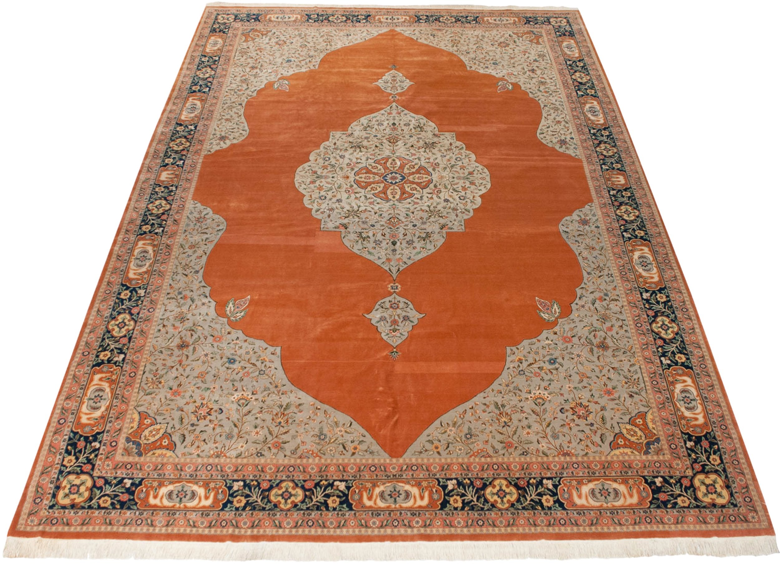 14x21 Vintage Bulgarian Tabriz Design Carpet // ONH Item mc001527 Image 1