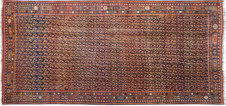 13x28 Antique Afshar Carpet // ONH Item mc001528