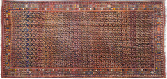 13x28 Antique Afshar Carpet // ONH Item mc001528