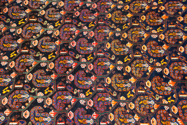 13x28 Antique Afshar Carpet // ONH Item mc001528 Image 9