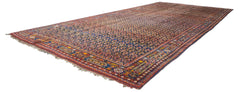 13x28 Antique Afshar Carpet // ONH Item mc001528 Image 11