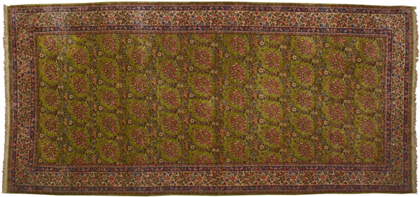 7x15 Vintage Kerman Carpet // ONH Item mc001529