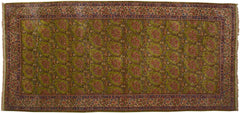 7x15 Vintage Kerman Carpet // ONH Item mc001529