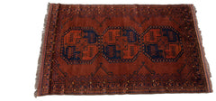 3.5x5.5 Vintage Pakistani Ersari Design Rug // ONH Item mc001532 Image 4