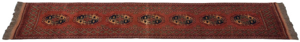 3x10.5 Vintage Pakistani Ersari Design Rug Runner // ONH Item mc001538 Image 1