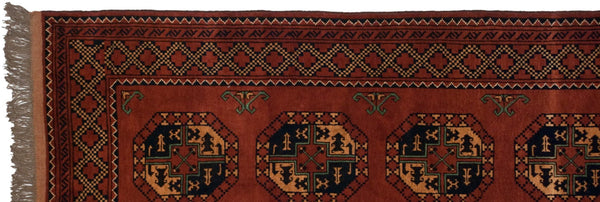 3x10.5 Vintage Pakistani Ersari Design Rug Runner // ONH Item mc001538 Image 3