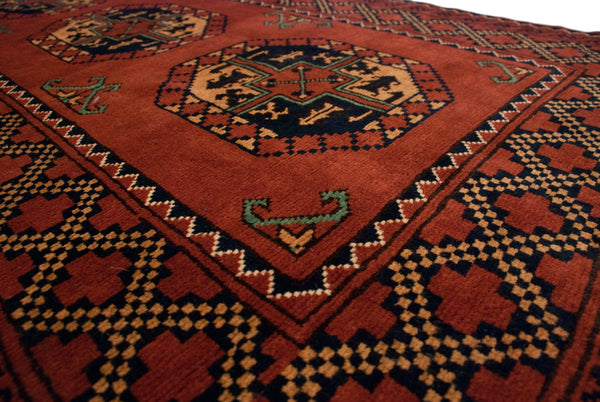 3x10.5 Vintage Pakistani Ersari Design Rug Runner // ONH Item mc001538 Image 10