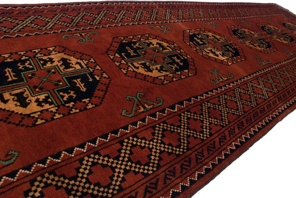 3x10.5 Vintage Pakistani Ersari Design Rug Runner // ONH Item mc001538 Image 11