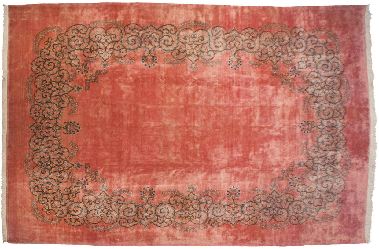12x17.5 Vintage Fine Kerman Carpet // ONH Item mc001539