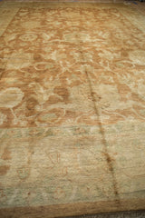 10x14 Vintage Gold Wash Indian Oushak Design Carpet // ONH Item mc001541 Image 7