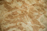 Detailed view of the plush, hand-knotted wool pile with high luster.