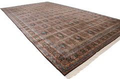 12x22.5 Vintage Bulgarian Tabriz Design Carpet // ONH Item mc001546 Image 4