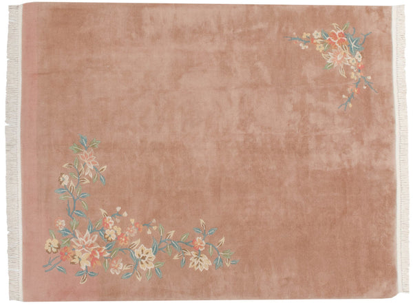 8x10 Vintage Japanese Art Deco Design Carpet // ONH Item mc001550