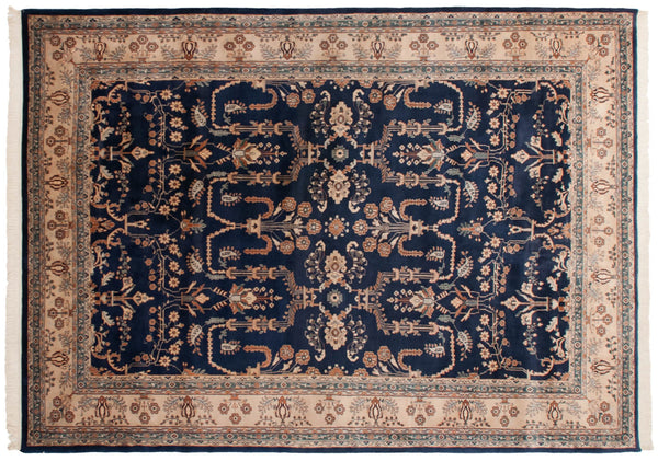 10x14 Vintage Indian Mohajeran Sarouk Design Carpet // ONH Item mc001557 Image 5