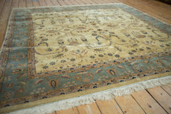 8x8 Vintage Tea Washed Indian Mohajeran Sarouk Design Square Carpet // ONH Item mc001559 Image 2