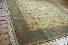 8x8 Vintage Tea Washed Indian Mohajeran Sarouk Design Square Carpet // ONH Item mc001559 Image 5
