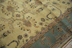 8x8 Vintage Tea Washed Indian Mohajeran Sarouk Design Square Carpet // ONH Item mc001559 Image 6
