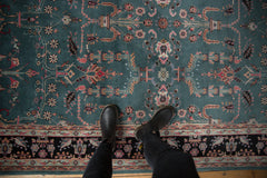 6x9 Vintage Indian Mohajeran Sarouk Design Carpet // ONH Item mc001561 Image 1